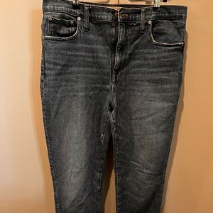 Madewell High-Rise Slim Crop Boyjean Jeans Size 31